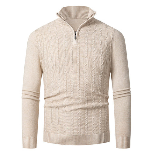 Lune London high collar knitted sweater for men