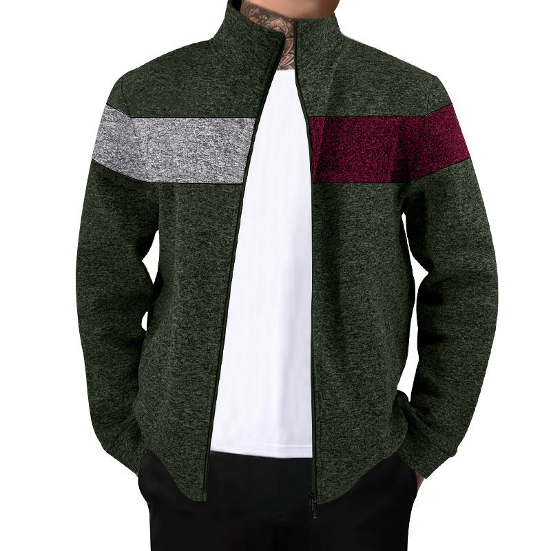 Men's sports jacket with innovative contrasting stripes Lune London