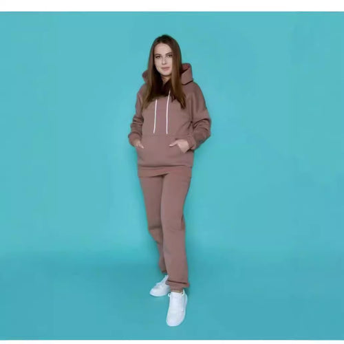 Ladies casual hoodie with comfortable jogger pants Lune London