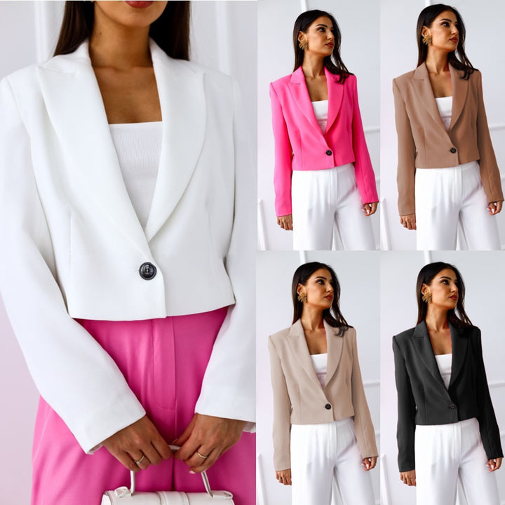 Blazer jacket for women with fitted cut and elegant lapel Lune London