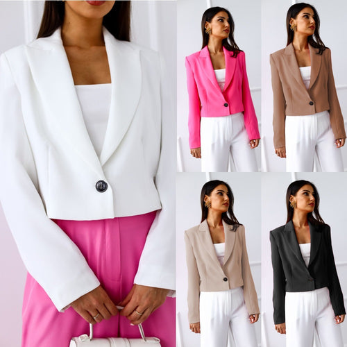 Blazer jacket for women with fitted cut and elegant lapel Lune London