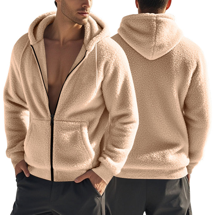 Men's Fleece Hoodie with soft lining and practical pockets Lune London