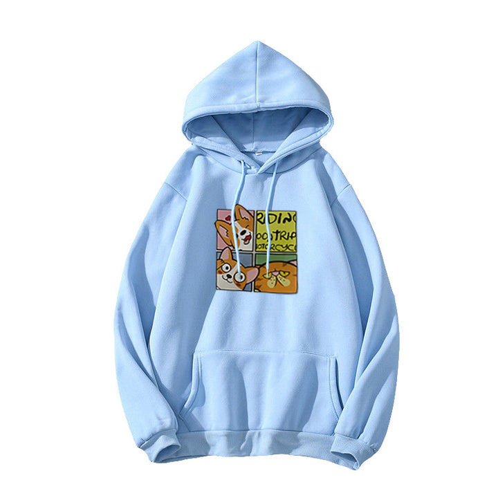 Women's Hoodie with Cute Dog Design Chic & Stil