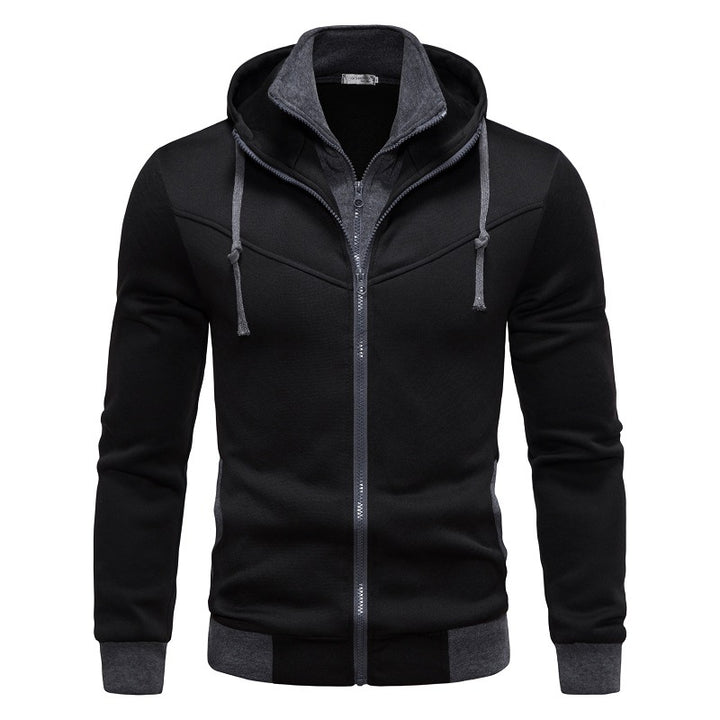 Men's sports hoodie with a modern cut and practical zip pockets Lune London