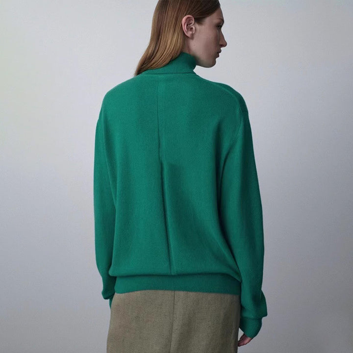 Pull à col roulé pour femmes en laine de haute qualité Chic & Stil
