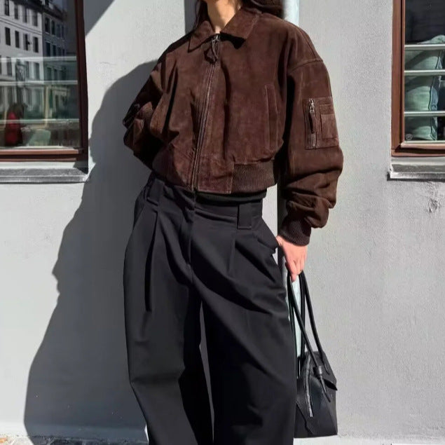Lune London cropped bomber jacket for ladies