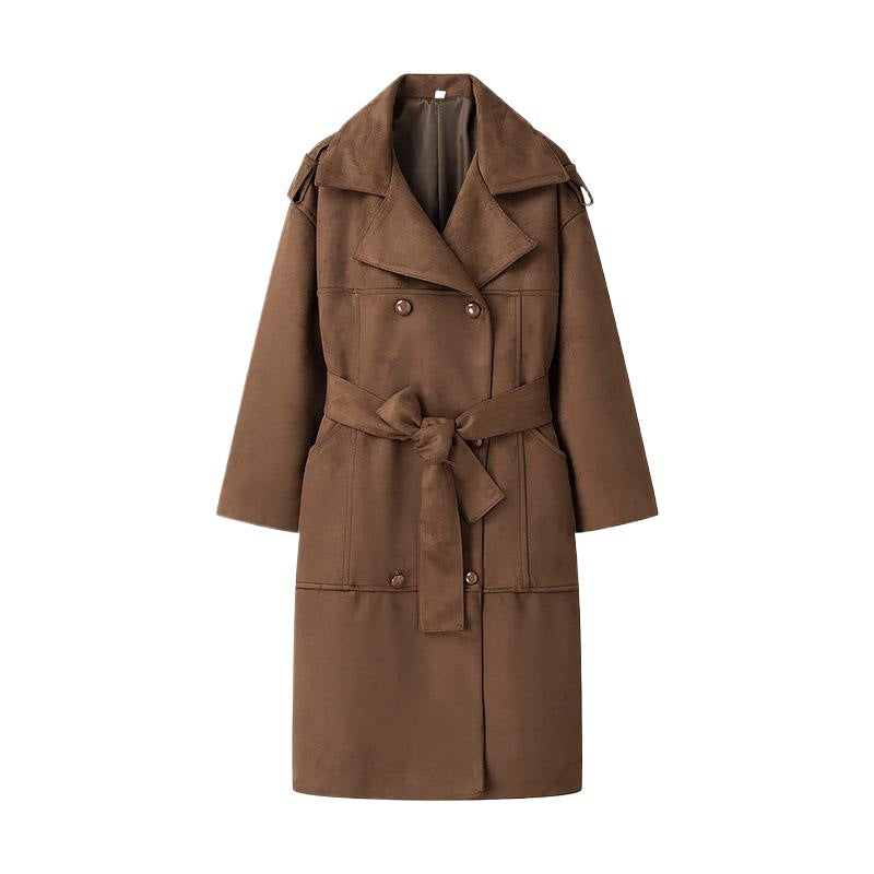 Fashionable trench coat for women with adjustable belt and chic oversized cut Lune London