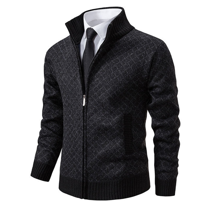 Men's Stylish Cardigan with High-Quality Zipper Lune London