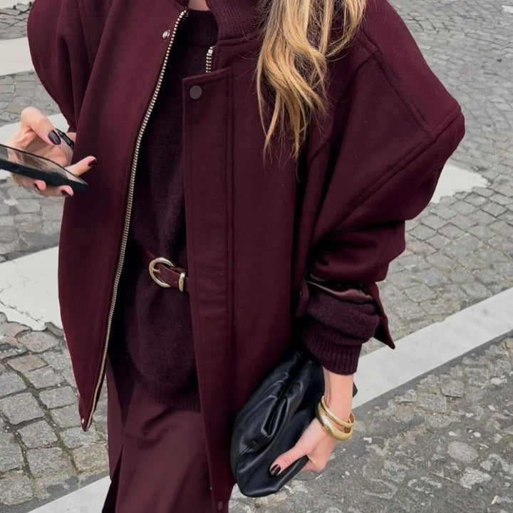 Ladies Oversized Quilted Jacket Lune London