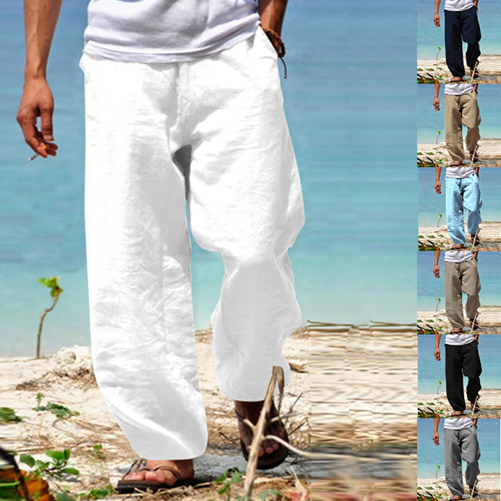 Light linen trousers for men Lune London