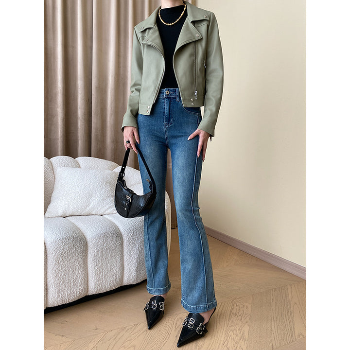 Women's Stylish Biker Jacket made of high-quality Faux Leather Chic & Stil