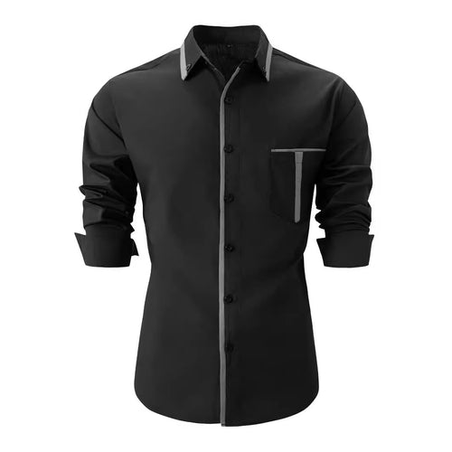 Lune London long sleeve leisure shirt for men