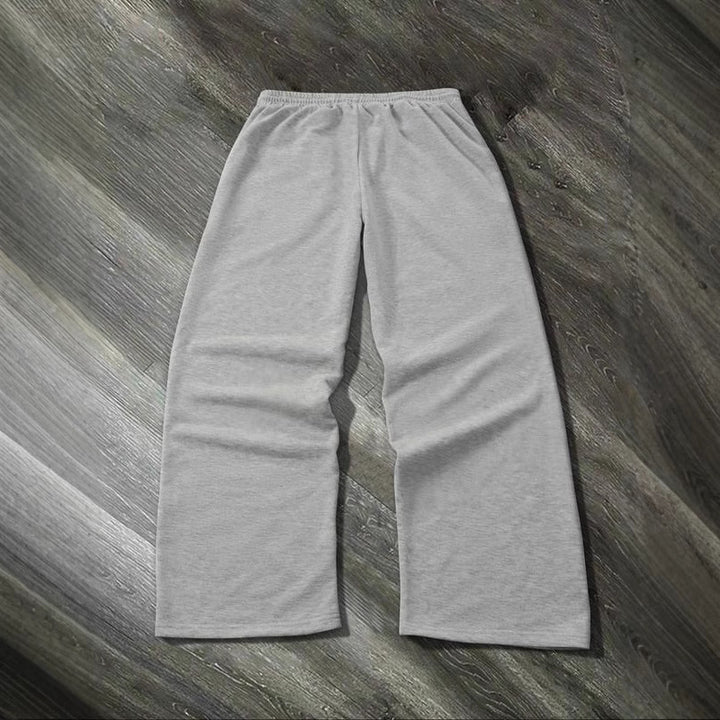 Women’s sporty casual pants with elastic waistband and side pockets Chic & Stil