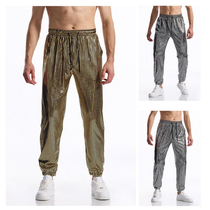 Men's breathable jogging pants with a modern polka dot design Lune London