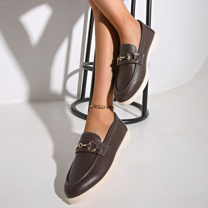 Elegant ankle boots for women with stylish buckle detail Lune London