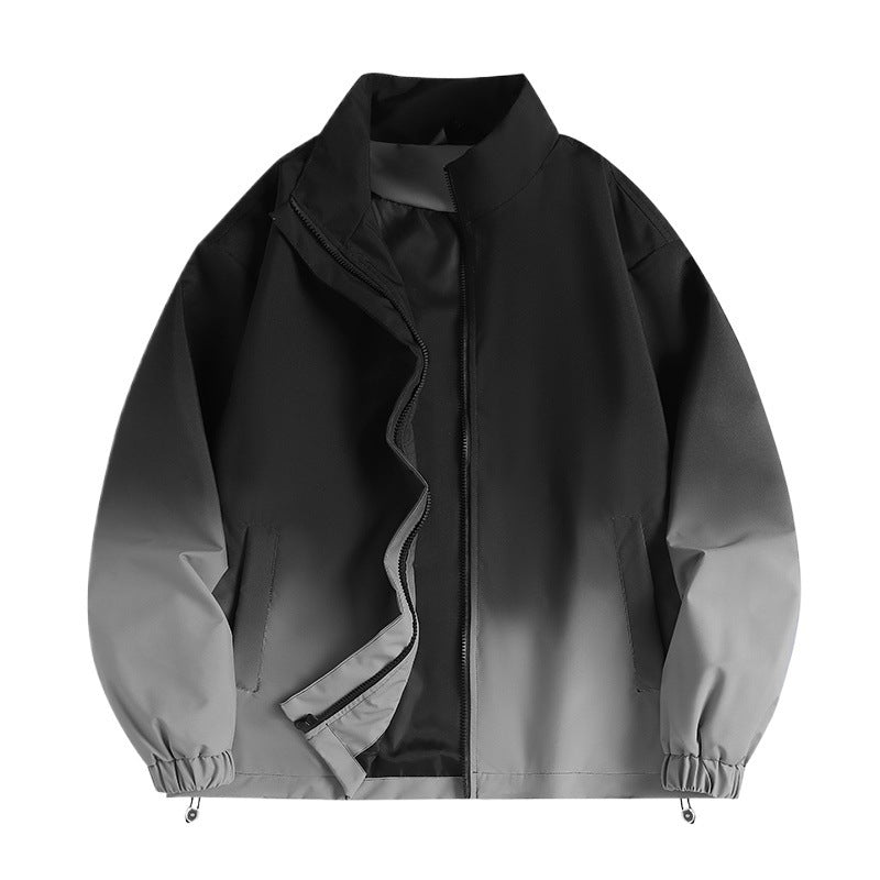 Stylish transition jacket for men with innovative color gradient Lune London