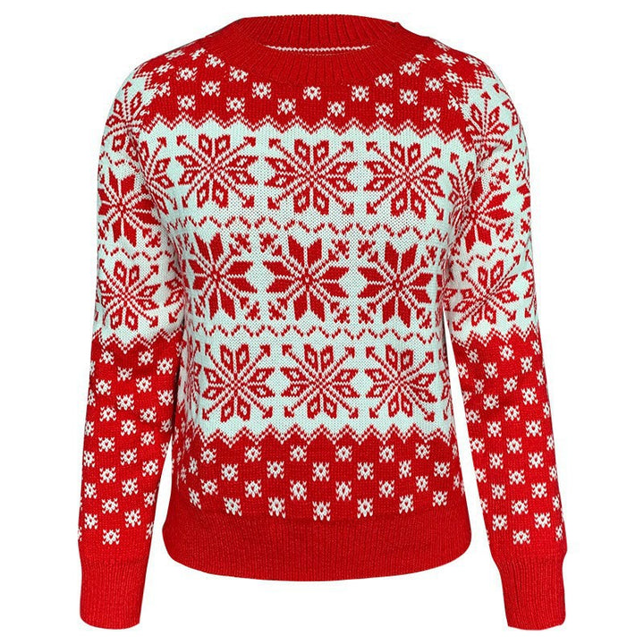 Winter sweater for women with folk pattern Lune London