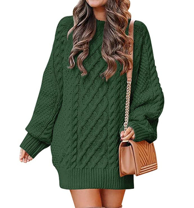 Oversized knitted sweater for women with relief pattern Lune London