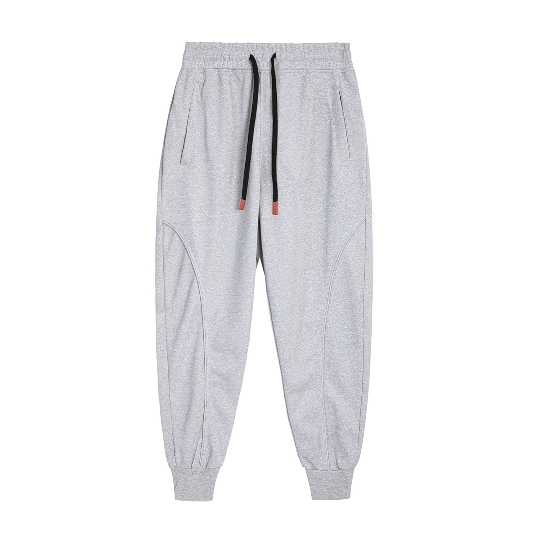 Sporty men's jogger pants with ergonomic cut and chic side inserts