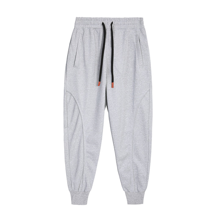 Sporty men's jogger pants with ergonomic cut and chic side inserts