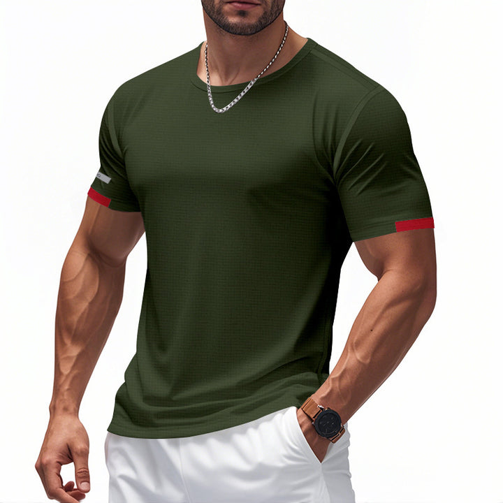 Functional t-shirt for men with breathable design and reflective details Lune London