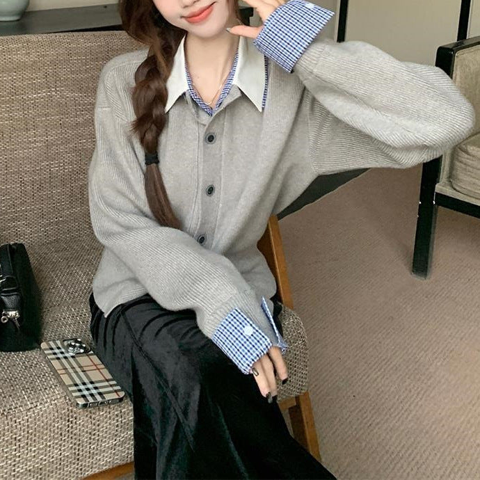 Cardigan Femme Douillet avec Détails Classiques de Boutons et Coupe Décontractée Chic & Stil