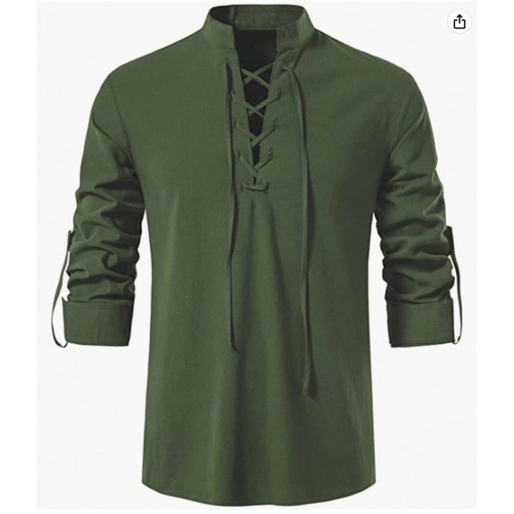 Men's long sleeve shirt with casual cordage Lune London