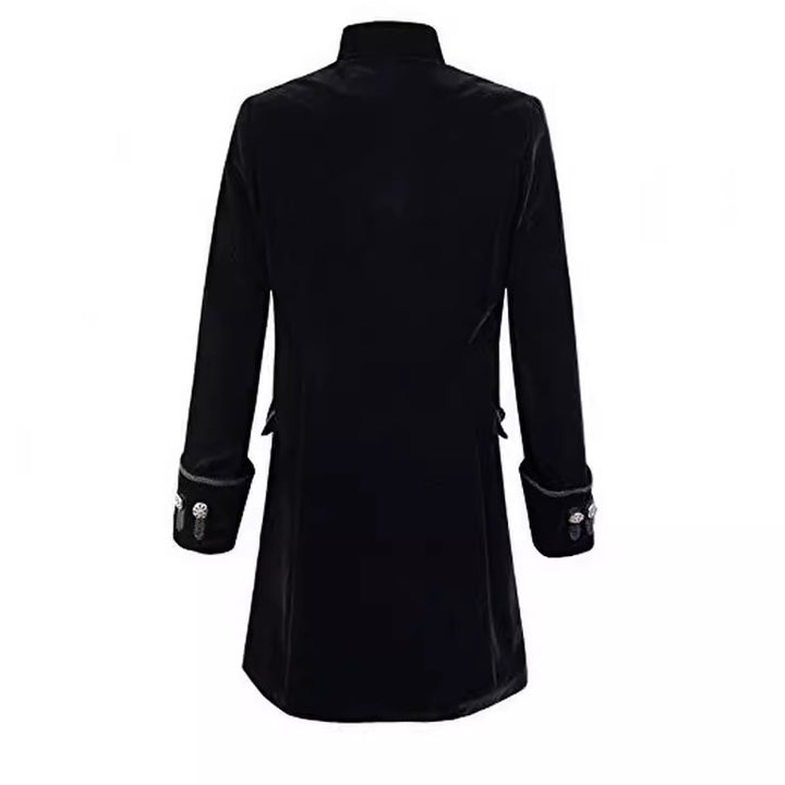 Elegant velvet coat for women with decorative buttons Lune London