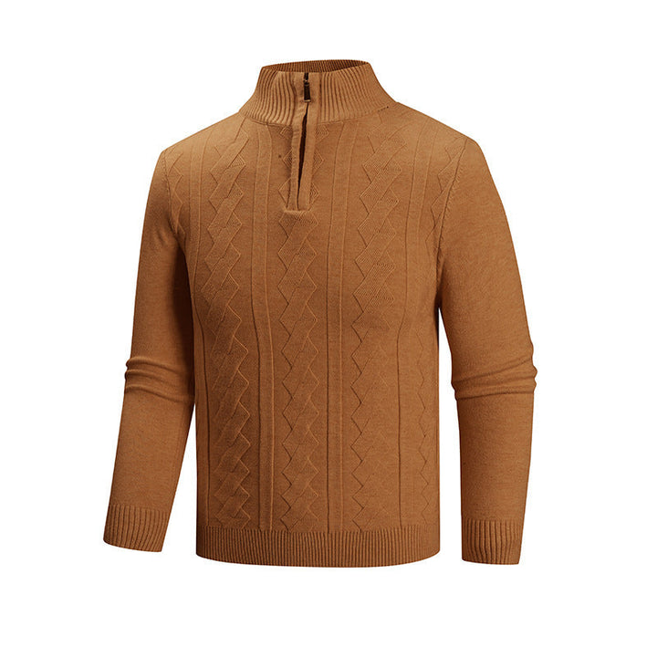 Lune London | Men's knitted sweater with high collar