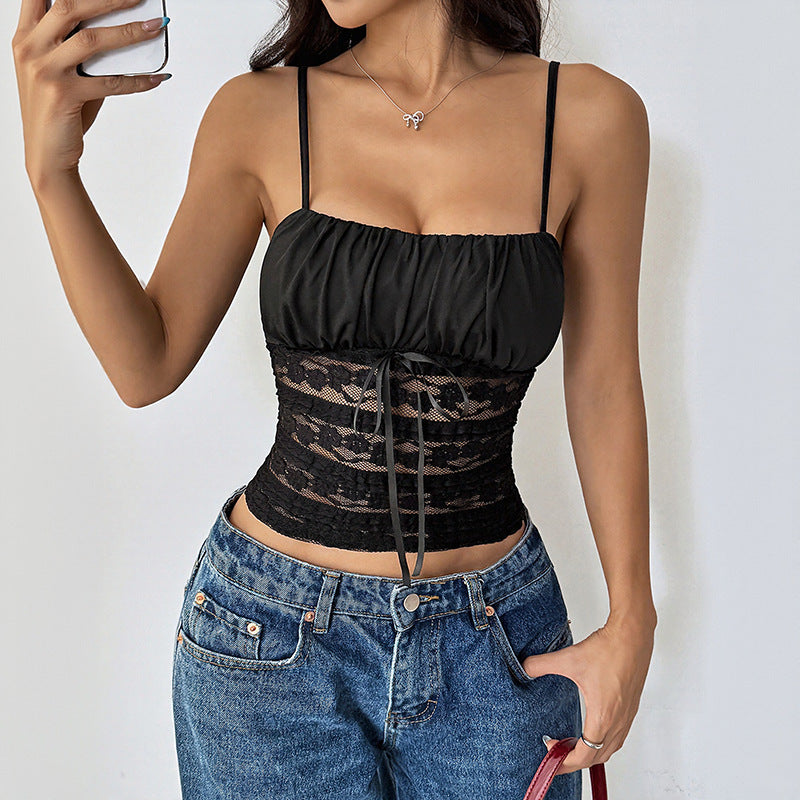 Lune London Lace Peplum Top for Women