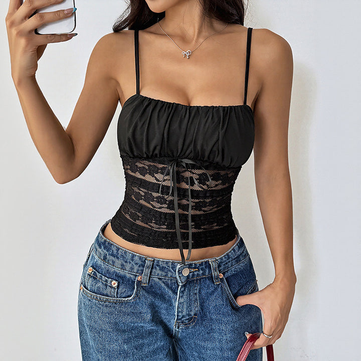 Lune London Lace Peplum Top for Women