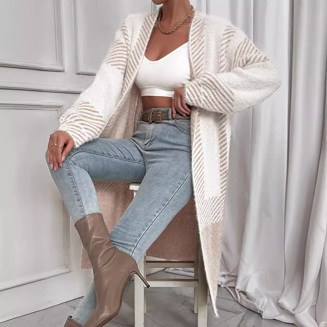 Women's cardigan with geometric pattern Lune London