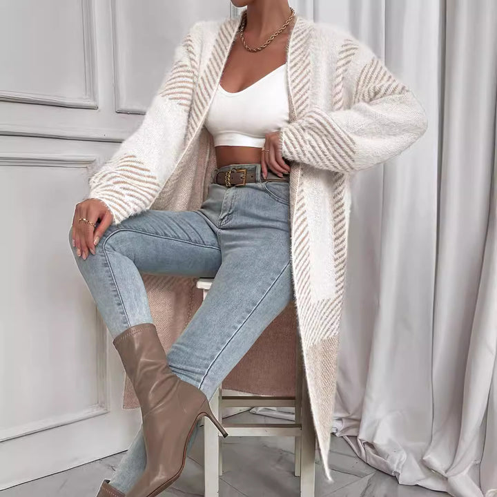 Women's cardigan with geometric pattern Lune London