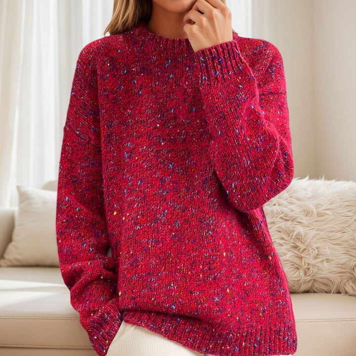 Cozy knit sweater for women with sparkling accents and a relaxed fit Lune London
