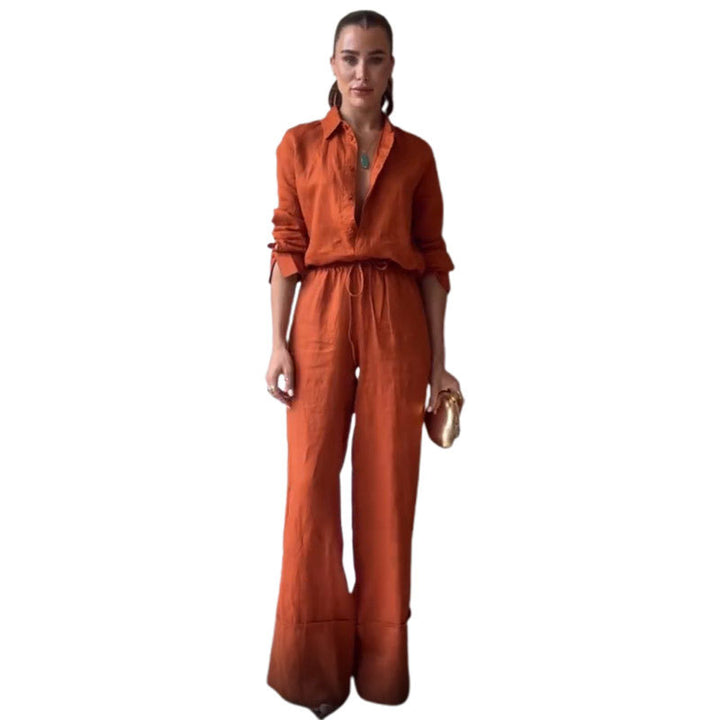 Ladies casual jumpsuit in a chic elegant casual look