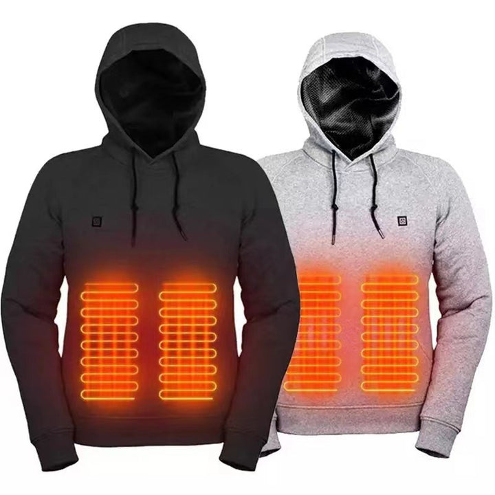 Ladies Heated Hoodie with Innovative LED Heating Elements Chic and Stylish