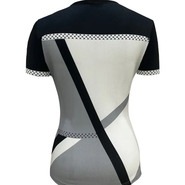Women Trendy top with zipper and contrasting details Lune London