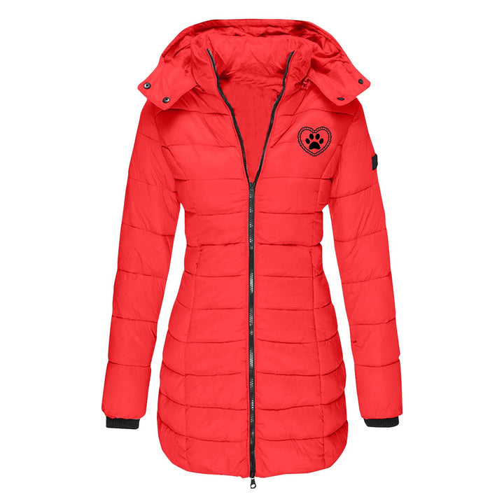 Women's transition jacket lined with removable hood Lune London