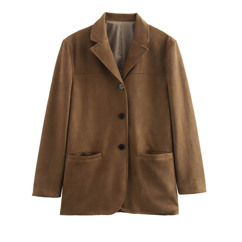 Ladies Elegant Suede Jacket Lune London