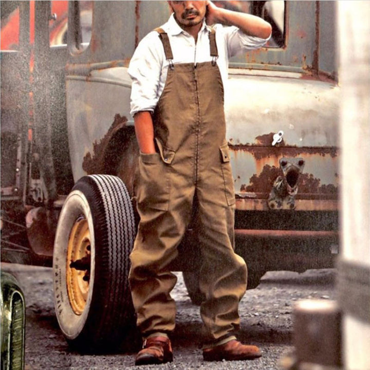 Robust overalls for men in durable material Lune London