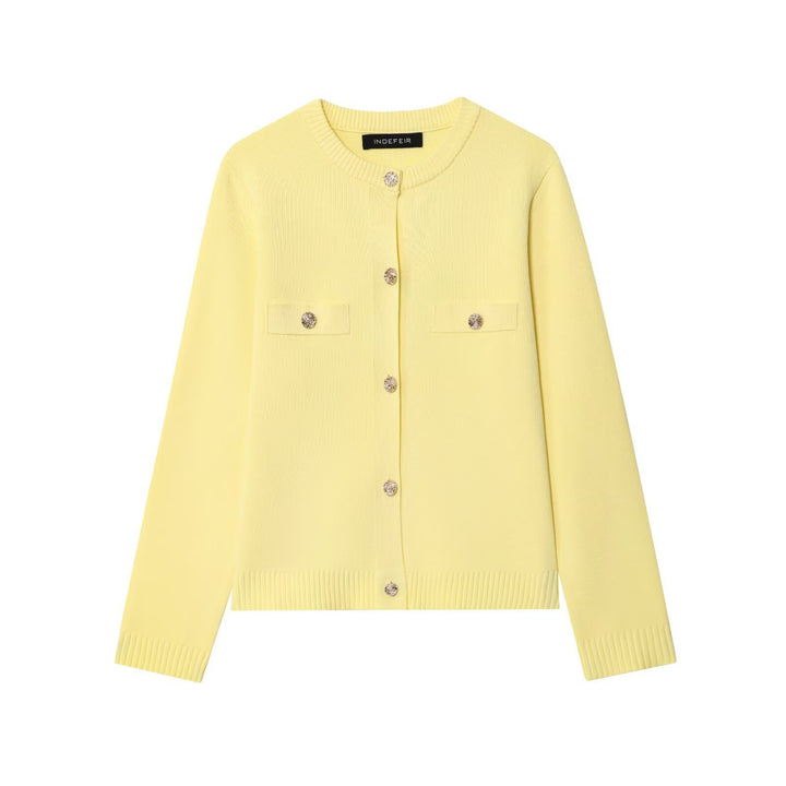 Ladies trendy cardigan with buttons and pockets Lune London
