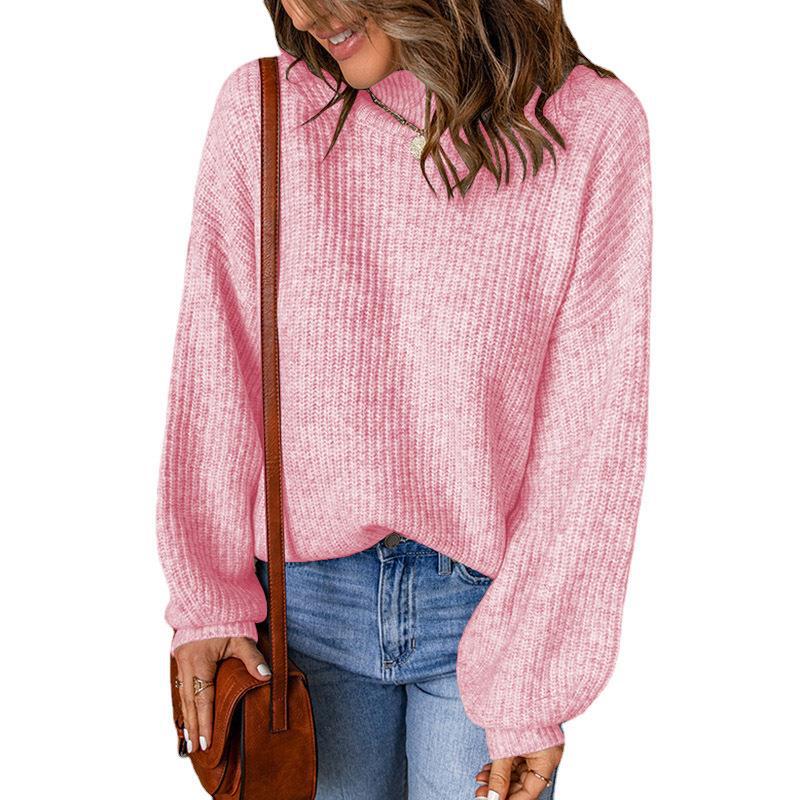 Chunky knit sweater for women with relaxed fit and wide sleeves Lune London