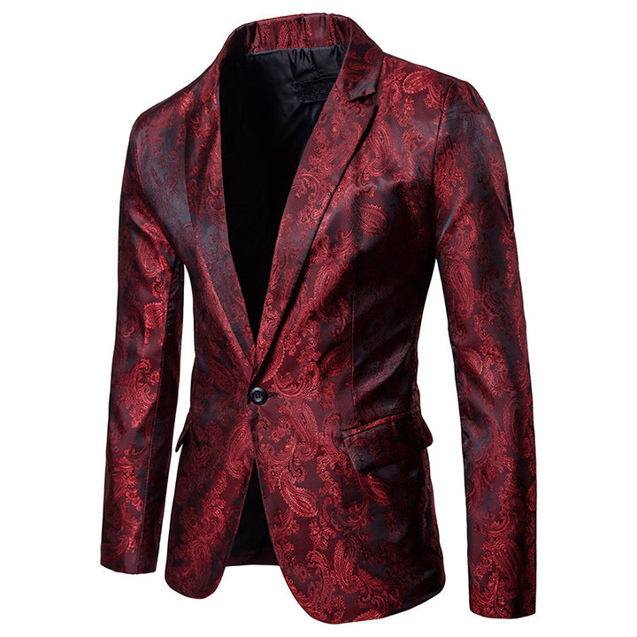 Men's Exquisite Chic Jacquard Suit