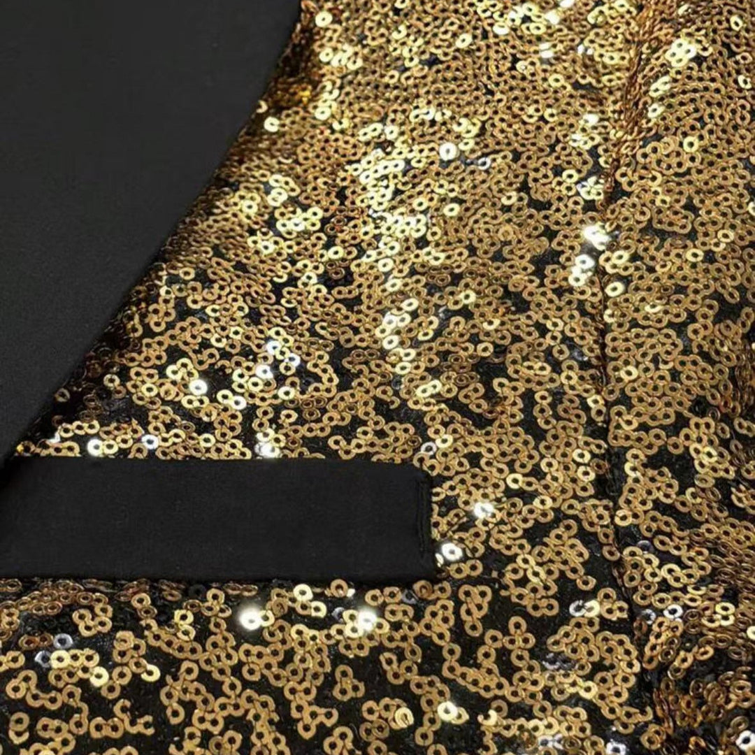 Men's sequin glam blazer Lune London
