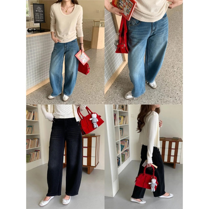 Women's loose-fitting denim pants Chic & Stil