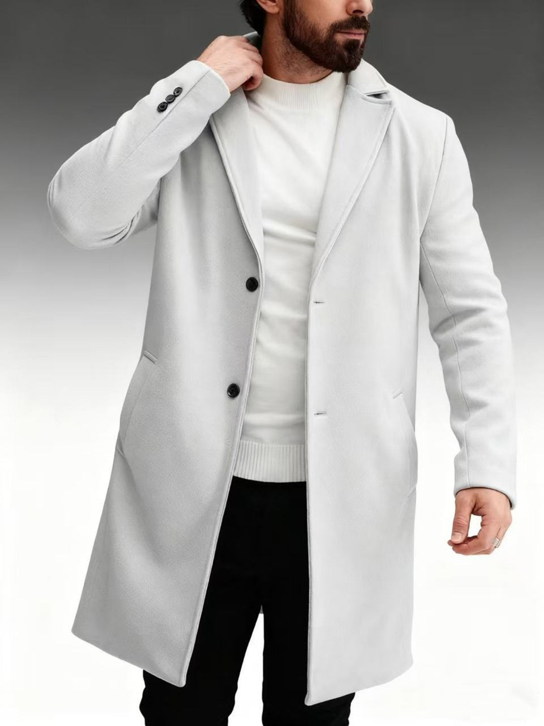 Classic and elegant winter coat for men Lune London
