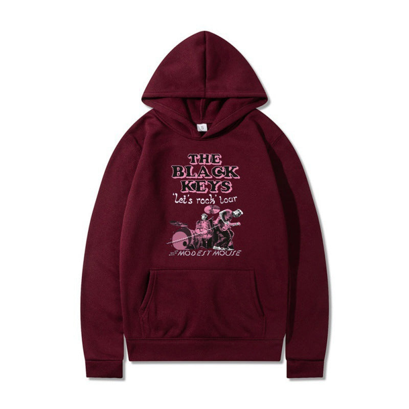 Women's hoodie with creative rock band design and comfortable fit Lune London