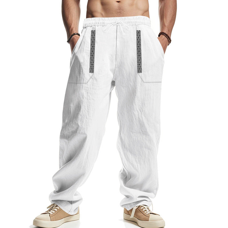Men's casual hiking pants with elastic waistband Chic and style