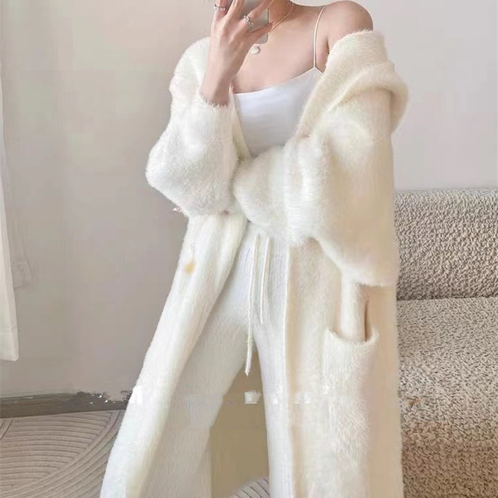 Gilet Fluffy Femme avec Poches Pratiques et Coupe Décontractée Chic & Stil