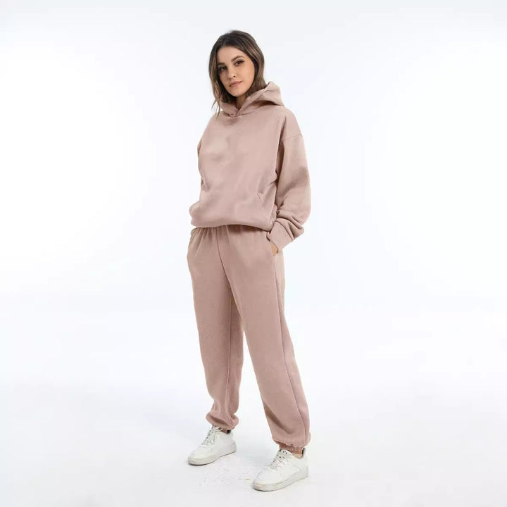 Ladies casual outfit with hood and elastic cuffs Lune London